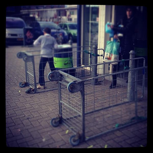 Photo taken at Albert Heijn by Rick L. on 10/14/2012