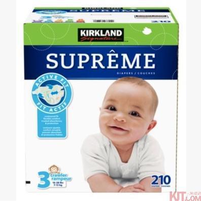 美国进口宝宝尿不湿-KIRKLAND 柯克蓝优质尿不湿210 片裝(中号) 美国进口宝宝尿不湿-KIRKLAND 柯克蓝优质尿不湿210 片裝(中号)