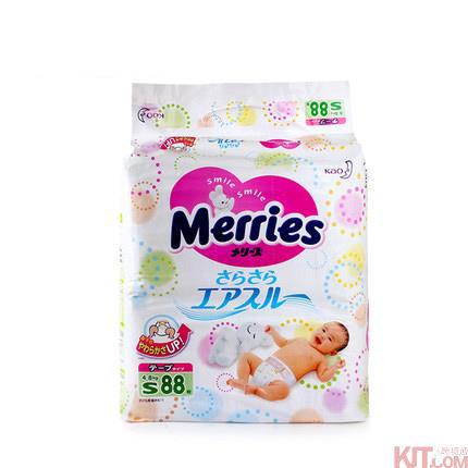 日本进口婴儿纸尿裤-花王 纸尿裤 增量装S88