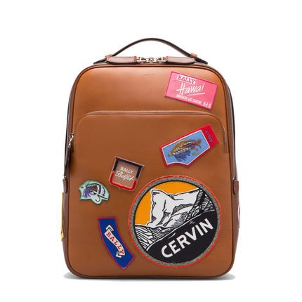 正品直邮Bally巴利2016新款男包牛皮双肩背包000000006204928001