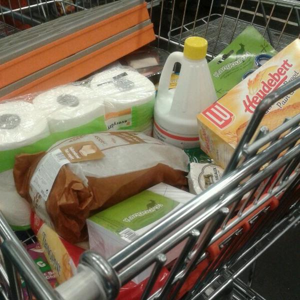 Photo taken at Colruyt by Romain B. on 10/20/2012