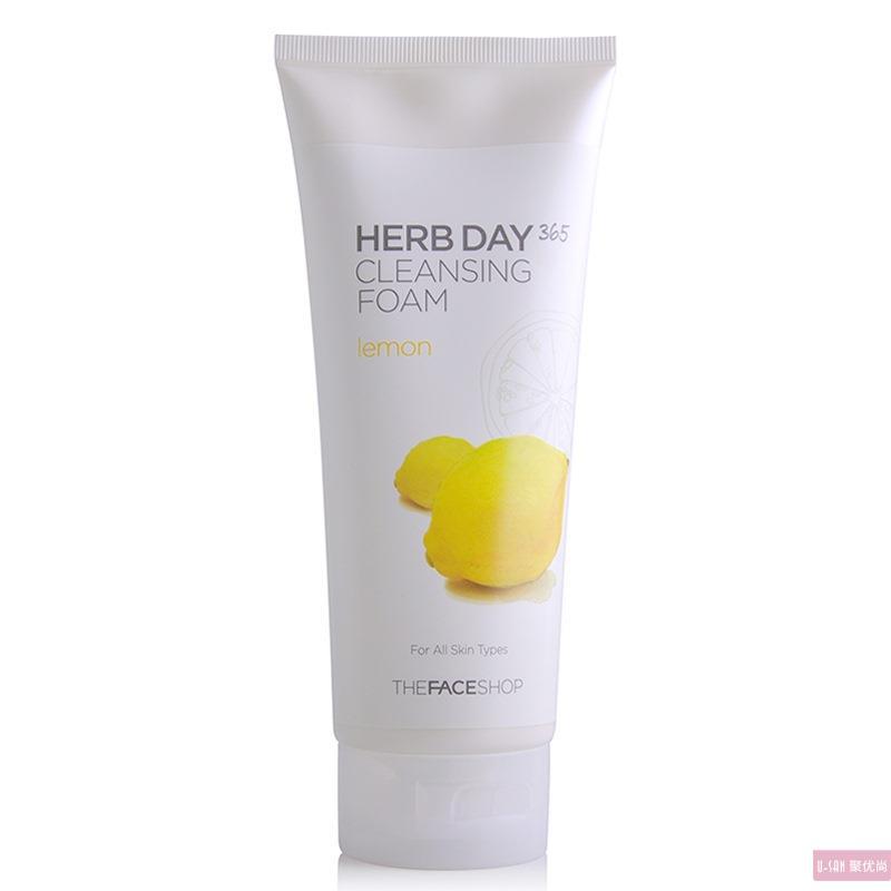 韩国 THE FACE SHOP/菲诗小铺 每日草本 柠檬 泡沫 洁面膏 170g 韩国 THE FACE SHOP/菲诗小铺 每日草本 柠檬 泡沫 洁面膏 170g