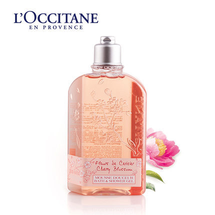 L'occitane/欧舒丹沐浴露 甜蜜樱花沐浴啫喱 女士保湿补水 正品