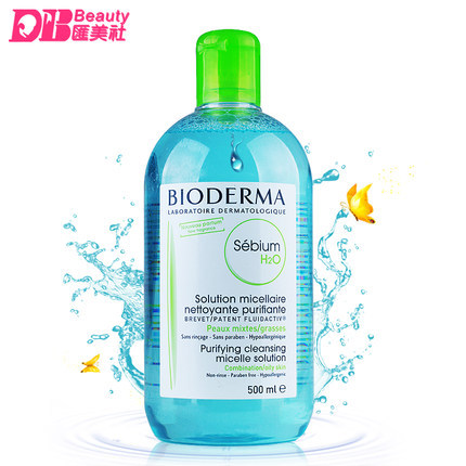 法国 Bioderma/贝德玛净妍洁肤卸妆水500ml 蓝色清爽保湿控油 法国 Bioderma/贝德玛净妍洁肤卸妆水500ml 蓝色清爽保湿控油