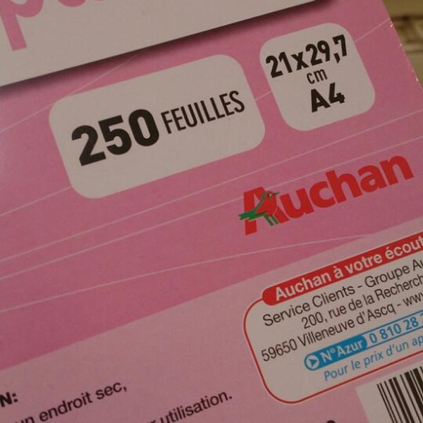 Photo taken at Auchan by #4® on 11/23/2013-法国北部欧布尔丹首都区352号 Photo taken at Auchan by #4® on 11/23/2013