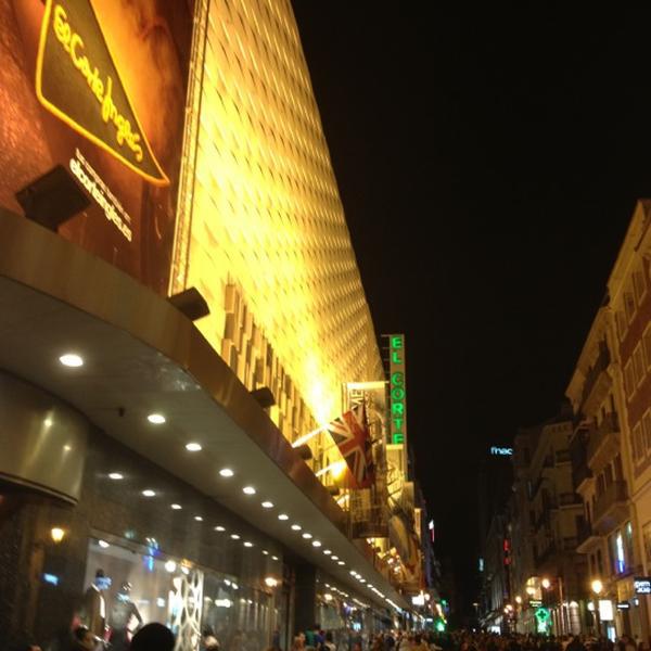 Photo taken at El Corte Inglés by Raul B. on 10/12/2012