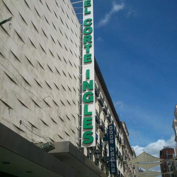 Photo taken at El Corte Inglés by Julia K. on 6/11/2012