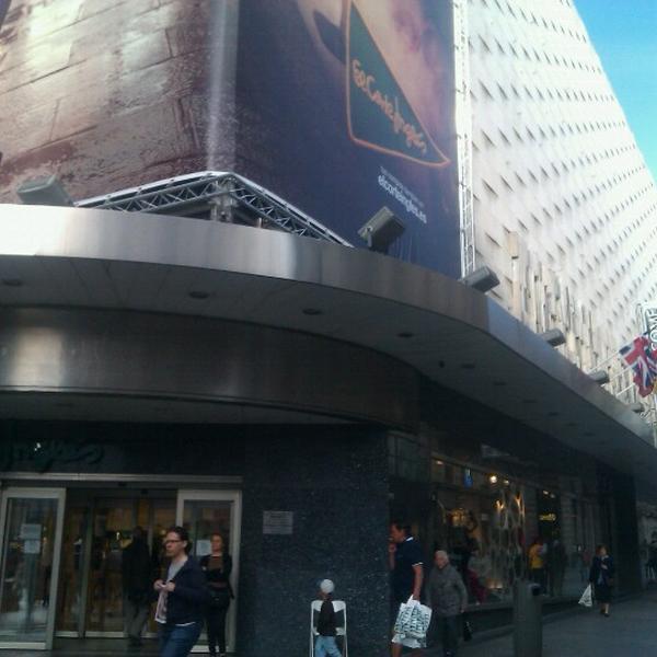 Photo taken at El Corte Inglés by Natalia S. on 9/25/2012