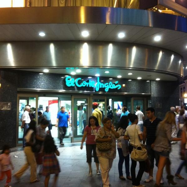 Photo taken at El Corte Inglés by Carmelo M. on 10/1/2011