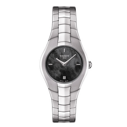 新品全球联保 天梭手表T-ROUND系列 T096.009.11.121.00 石英女表