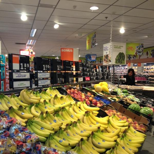 Photo taken at Albert Heijn by Sandra S. on 10/1/2012