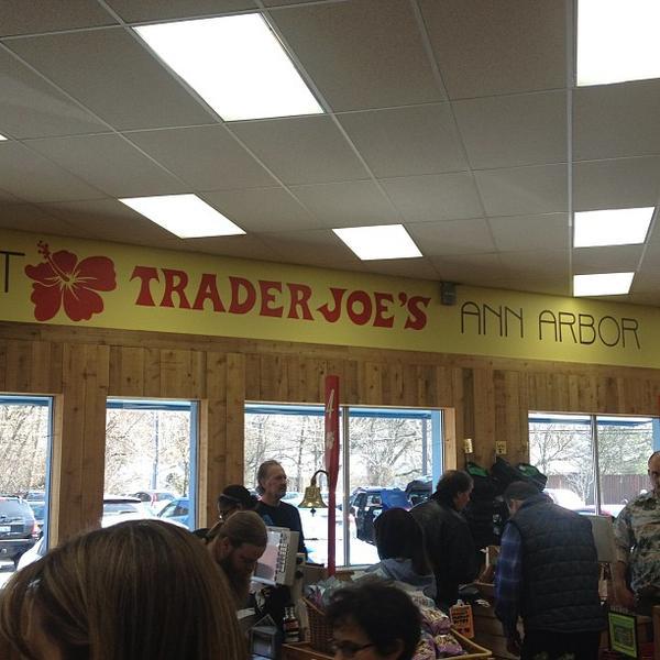 Photo taken at Trader Joe's by Ben S. on 3/8/2013-美国密歇根州安娜堡体育场大道西2398 Photo taken at Trader Joe's by Ben S. on 3/8/2013