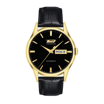 全球联保天梭TISSOT男表复古自动T019.430.36.051.01皮带机械手表