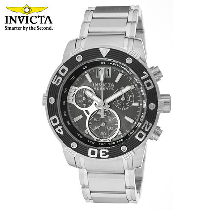 INVICTA 男士高端商务石英手表 精钢表带蓝宝石(重复)10589