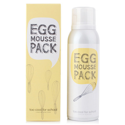 韩国too cool for school鸡蛋面膜EGG嫩滑摩丝慕斯面膜包邮