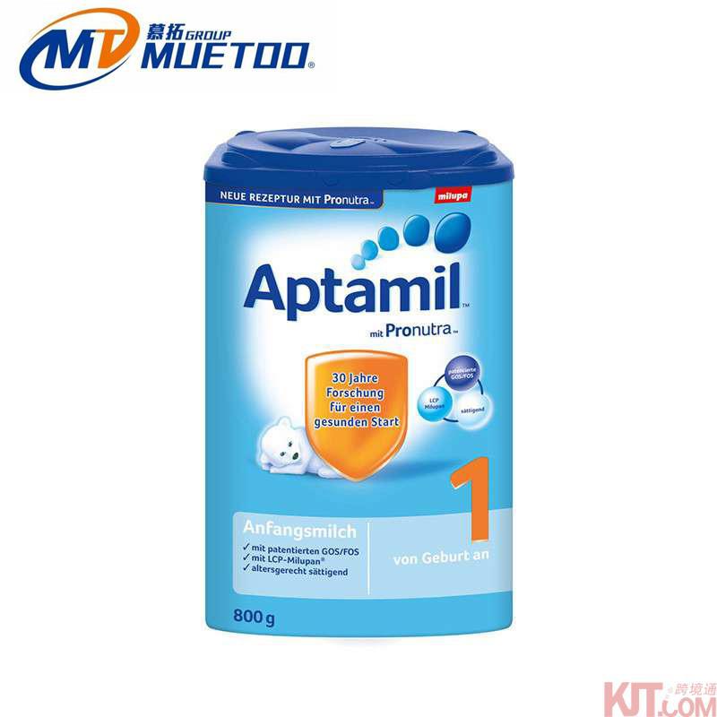 德国爱他美Aptamil 德国本土1段 0-6个月(800g_罐装) 德国爱他美Aptamil 德国本土1段 0-6个月(800g_罐装)