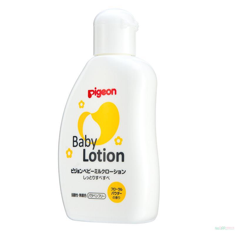 日本贝亲Pigeon婴儿超滋润乳液型婴儿润肤露 花香型 120ML