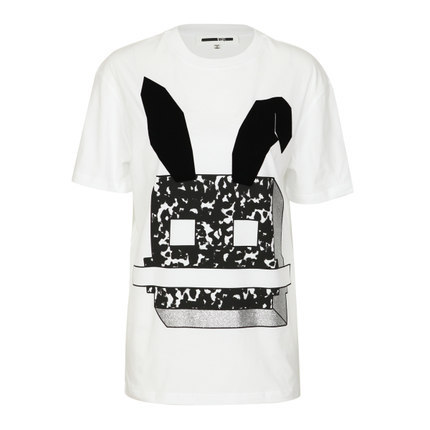 正品 MCQ Alexander Mcqueen 16春夏女士兔耳朵T恤 318978 RGJ39 正品 MCQ Alexander Mcqueen 16春夏女士兔耳朵T恤 318978 RGJ39