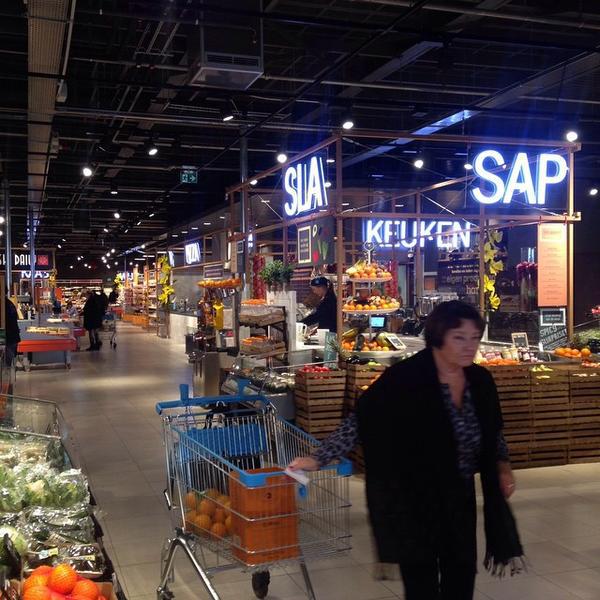 Photo taken at Albert Heijn XL by Sam M. on 3/17/2015