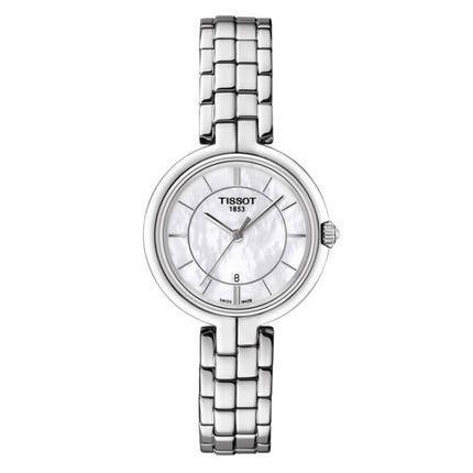 香港直邮Tissot天梭 弗拉明戈石英女表钢带T094.210.11.111.00