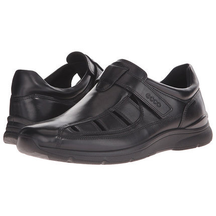 ECCO爱步2016年新款男士皮鞋 镂空透气低帮休闲鞋ZP8636551