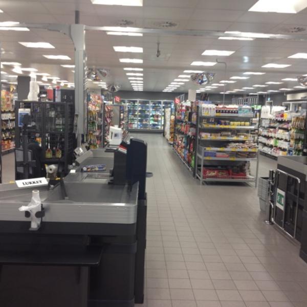 Photo taken at DøgnNetto by Henrik B. on 11/9/2011