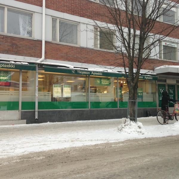 Photo taken at Yliopiston Apteekki by Toni S. on 2/23/2013