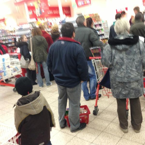 Photo taken at REWE by Matthias B. on 12/31/2012