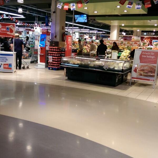 Photo taken at REWE by Ma M. on 3/27/2014