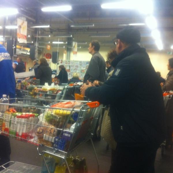 Photo taken at Colruyt by Dieter V. on 12/3/2011