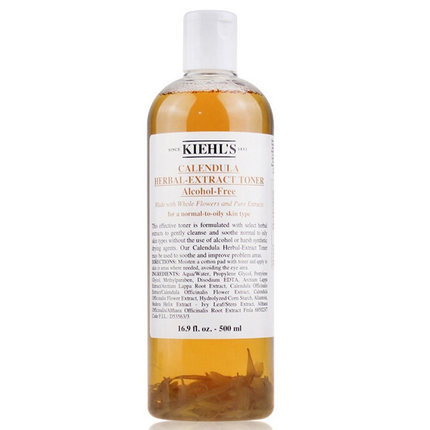 Kiehl's/科颜氏契尔氏金盏花爽肤水500ml 补水 收缩毛孔正品 Kiehl's/科颜氏契尔氏金盏花爽肤水500ml 补水 收缩毛孔正品