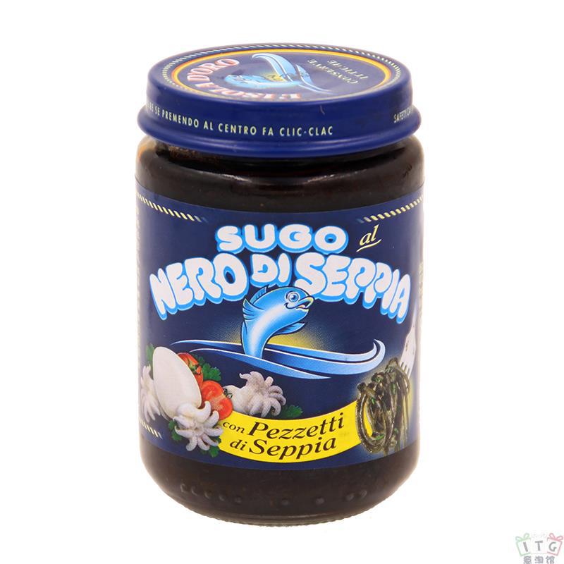 L Isola Doro 黑墨鱼意面酱130克瓶装 L Isola Doro 黑墨鱼意面酱130克瓶装