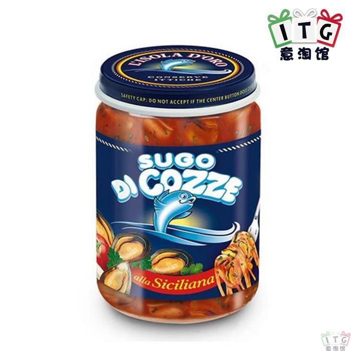 L Isola Doro 彩虹贝肉番茄意面酱130克瓶装 L Isola Doro 彩虹贝肉番茄意面酱130克瓶装