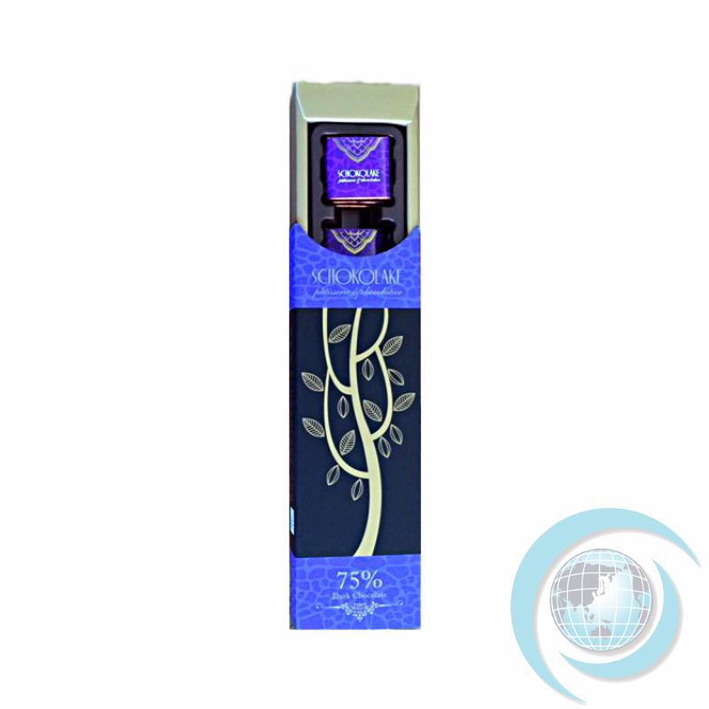 SCHOKOLAKE 巧克力云庄 厄瓜多尔庄园精选 百分之75巧克力薄片(12入)