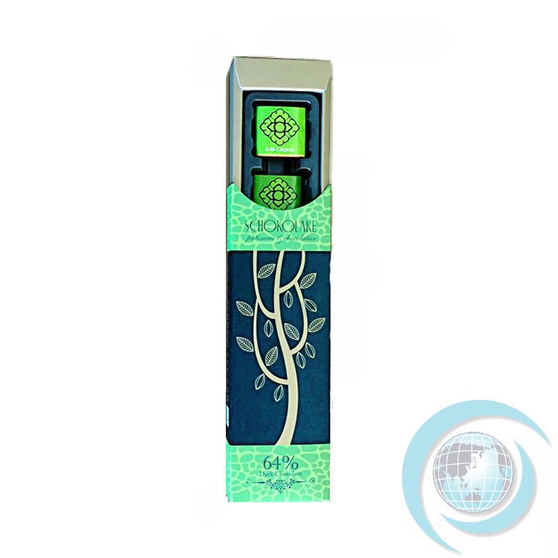 SCHOKOLAKE 巧克力云庄 厄瓜多尔庄园精选 百分之64巧克力薄片(12入)