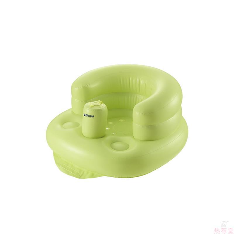 Richell 利其尔 婴儿充气坐垫 绿色