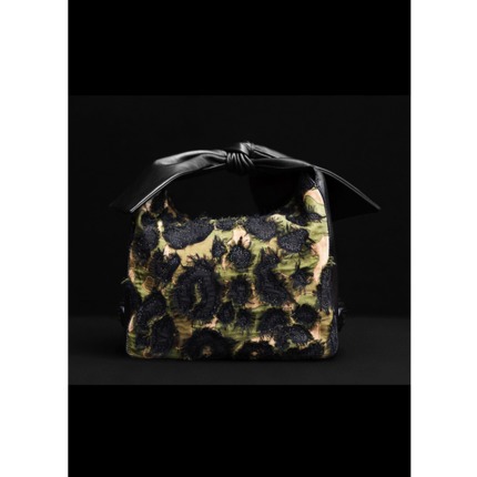 Versace/范思哲2016新款女士休闲真皮蝴蝶结手提包 DBFF454-DNCRL