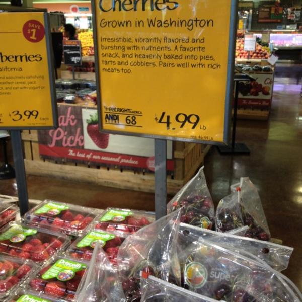 Photo taken at Whole Foods Market by Jennifer M. on 7/10/2012