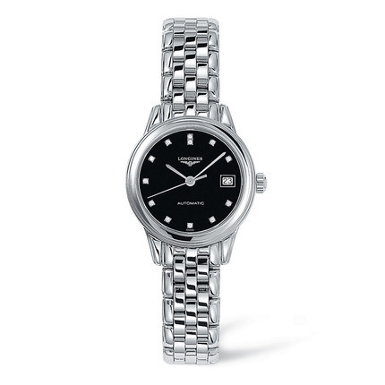 全球联保 浪琴Longines手表军旗系列自动机械女表 L4.274.4.57.6