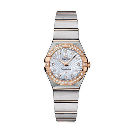 瑞士手表  欧米茄Omega手表女 石英表 间金 123.25.24.60.55.002