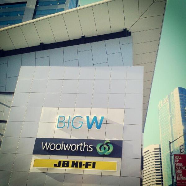 Photo taken at Woolworths by Fernando Douglas T. on 7/25/2012-澳大利亚昆士兰州布里斯班皇后街259 Photo taken at Woolworths by Fernando Douglas T. on 7/25/2012