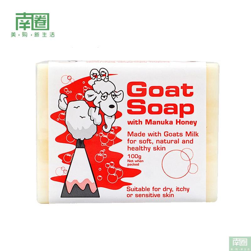 【南圈】Goat保湿羊奶皂 山羊皂 蜂蜜味 100g 【南圈】Goat保湿羊奶皂 山羊皂 蜂蜜味 100g