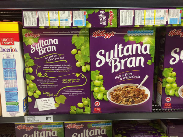 澳大利亚进口原味麸皮-Kellogg's Sultana原味麸皮730g