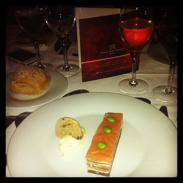 Photo taken at Casino Théâtre Barriere by Barbara B. on 12/18/2013