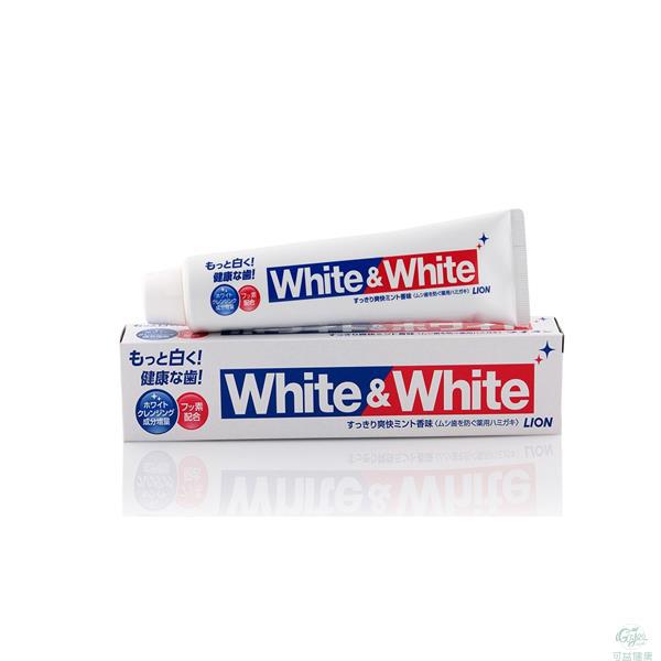 日本进口薄荷牙膏-white 狮王 美白牙膏薄荷口味清洁口腔 日本进口薄荷牙膏-white 狮王 美白牙膏薄荷口味清洁口腔