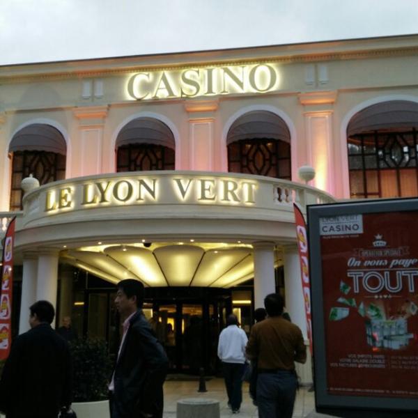 Photo taken at Casino le Lyon Vert by Jeremy D. on 10/25/2014