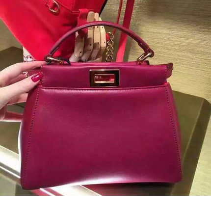 正品直邮FENDI芬迪2016新款女包真皮单肩包手提包8BN2446DWF01FB 正品直邮FENDI芬迪2016新款女包真皮单肩包手提包8BN2446DWF01FB