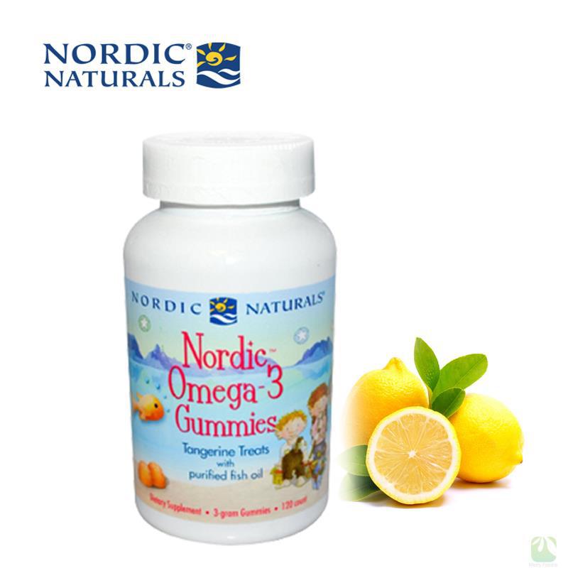 Nordic Naturals 美国挪威小鱼 欧米茄3深海鱼油软糖橙味 120粒