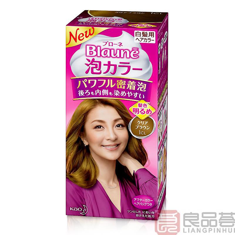 日本进口泡沫染发液-花王Blaune泡沫染发剂 白发专用泡沫染发液1CL偏冷亮棕色 白发染发 泡泡染发剂 日本进口泡沫染发液-花王Blaune泡沫染发剂 白发专用泡沫染发液1CL偏冷亮棕色 白发染发 泡泡染发剂
