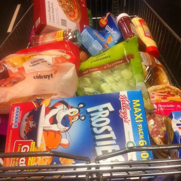 Photo taken at Colruyt by Greg V. on 9/13/2014